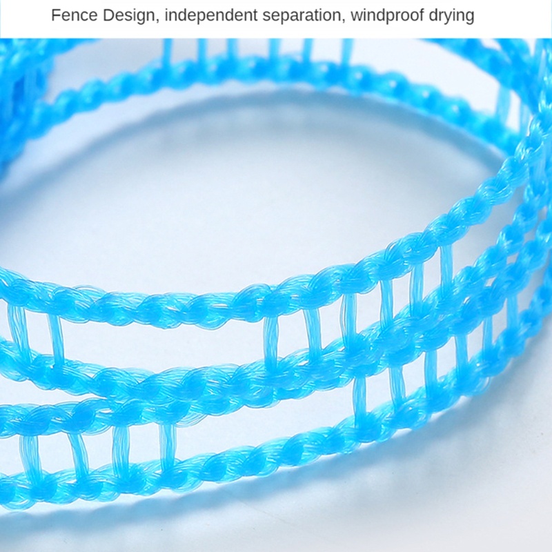 Cuộn Dây Phơi Quần Áo Chống Gió Hình Chữ Nhật Dài Không Cần Buộc Dây