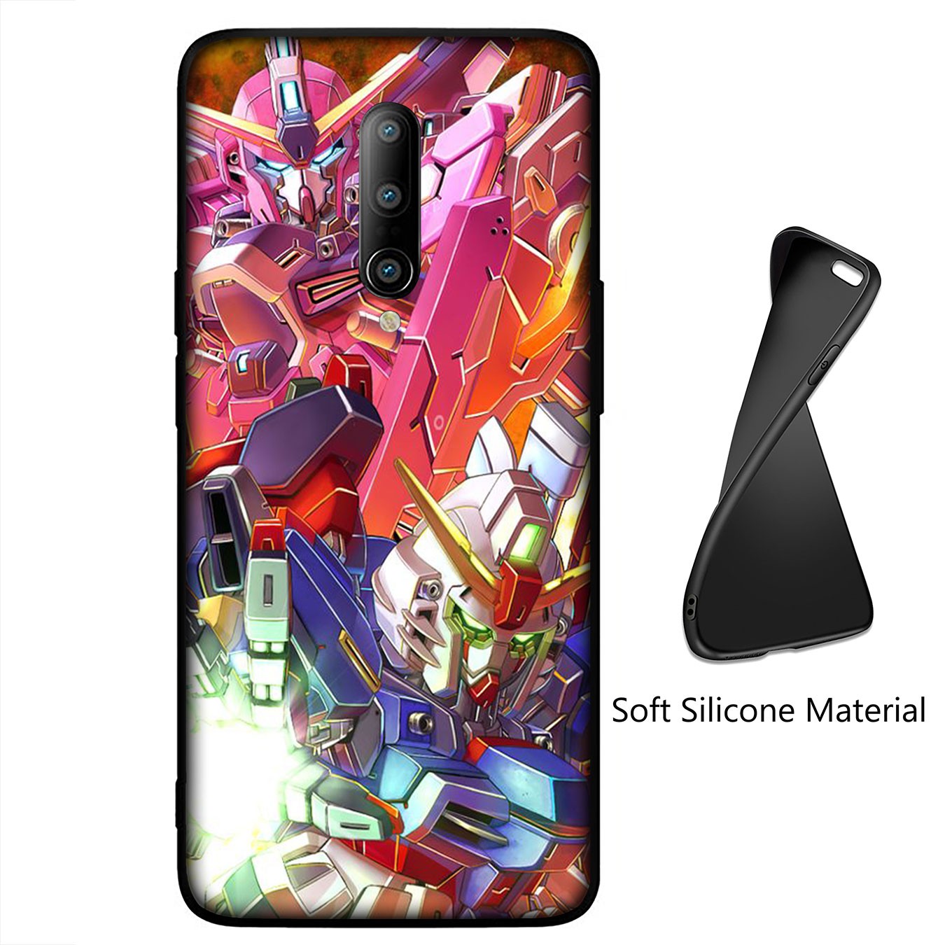 Samsung Galaxy A02S J2 J4 J5 J6 Plus J7 Prime A02 M02 j6+ A42 + Casing Soft Silicone Cartoon Gundam Phone Case