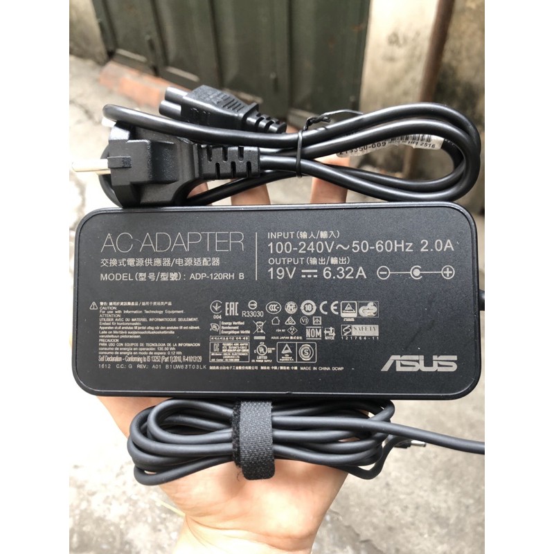 Sạc Laptop Asus Gaming 19V 6.32A (120W) GL551 GL551JM GL551JW GL551JX GL552 GL552JX GL552VX GL552VW G73 Hàng ZIN Cao Cấp