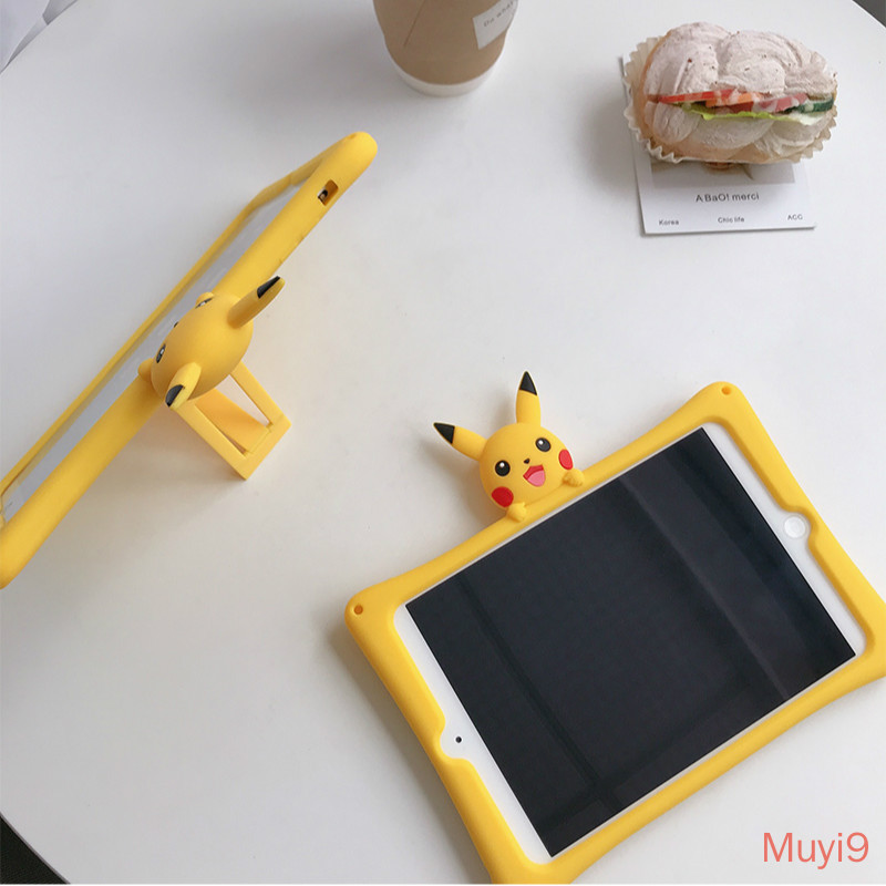 Ốp máy tính bảng hình pikachu cho IPad 2018 Mini1/2/3/4/5/6/Air2 Pro9.7 i2/3/4 ipad6 10.2 Pro | BigBuy360 - bigbuy360.vn