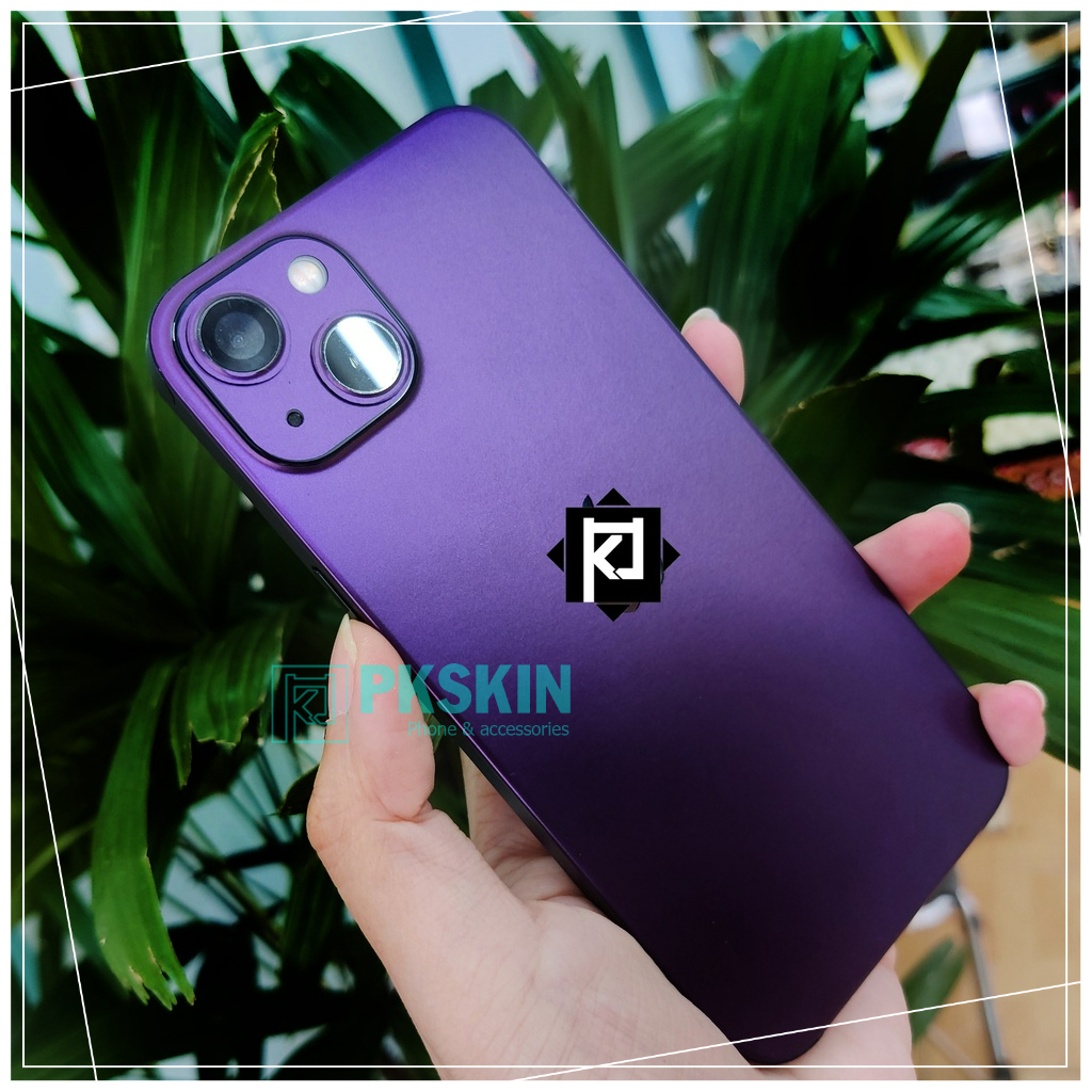 Skin dán full viền iphone 6 7 8 ,ip 11 ,ip 12 , xs , xr , 13 pro max , 14 , 14 plus , 14 pro , 14 pro max tím