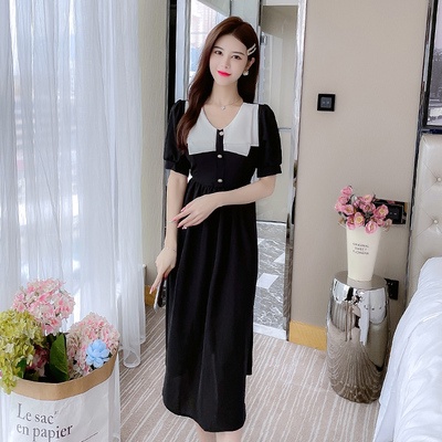 Đầm Thời Trang retro Thanh Lịch Cao Cấp Kiểu Hàn Quốc