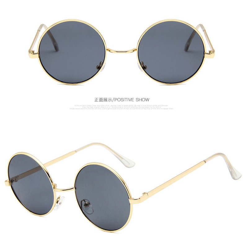 Mắt kính gọng tròn thời trang phong cách Hàn Quốc 2020 chống tia UV