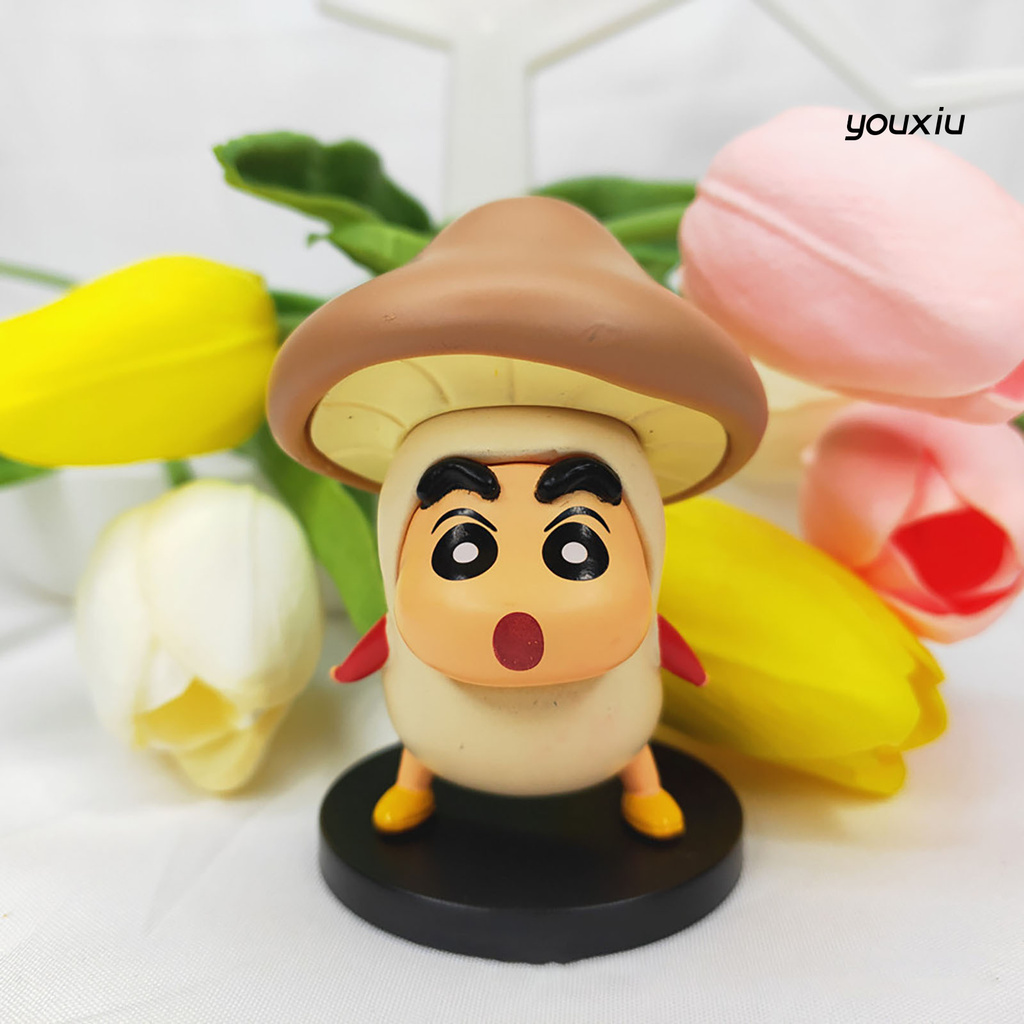 Set 6 Mô Hình Búp Bê Shin-chan Nhiều Màu Sắc Dùng Làm Quà Tặng