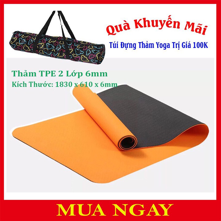 Thảm Yoga TPE Cao Cấp