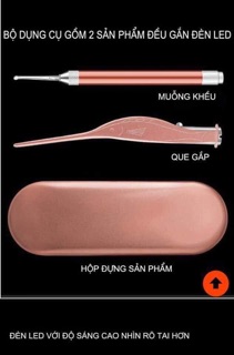 Dụng cụ lấy ráy tai có đèn