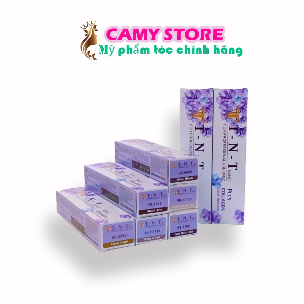 Màu nhuộm tóc TNT Nano Plus Collagen không chỉ đem đến cho bạn một màu tóc đẹp mà còn bảo vệ tóc khỏi những tác động của môi trường. Với công thức kết hợp nano và collagen, sản phẩm giúp cho mái tóc của bạn trở nên mềm mại và chắc khỏe.