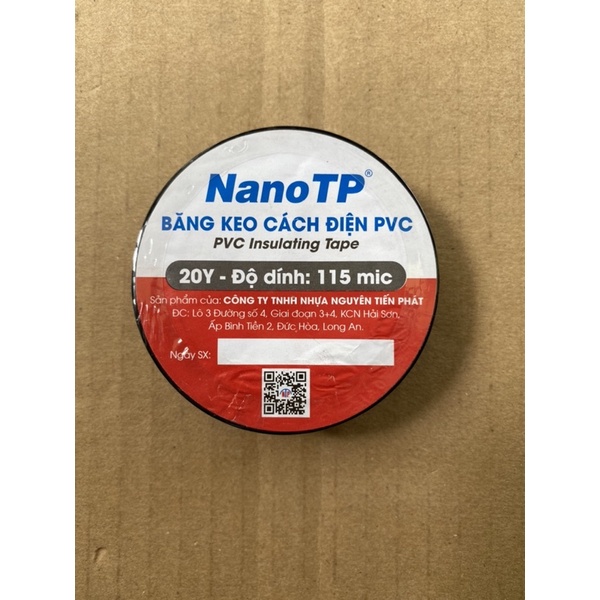 Băng Keo Cách Điện Nano 10Y, 20Y, 30Y Tiến Phát PVC