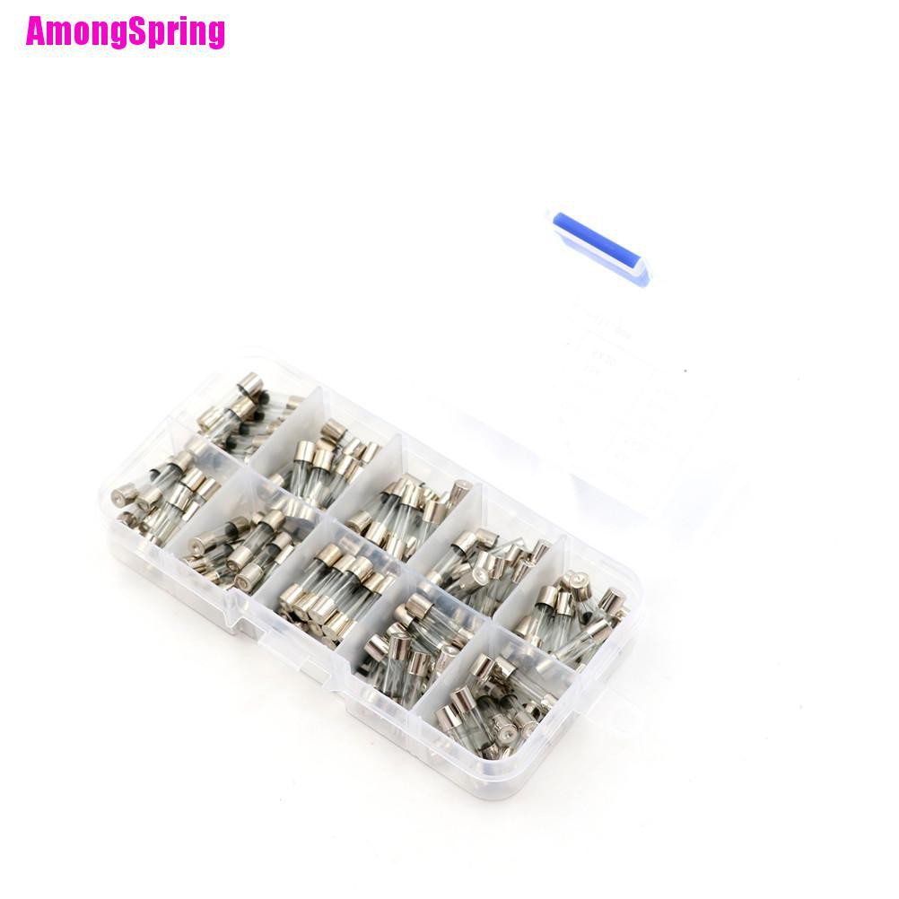 Set 100 Cầu Chì Sứ 5mm X 20mm 1a - 20a 250v