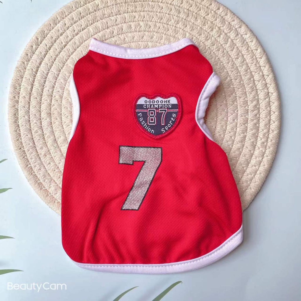 Áo Sát Nách Thoáng Khí Thời Trang Cho Thú Cưng Áo Ba Lỗ 7 Màu Cho Thú Cưng