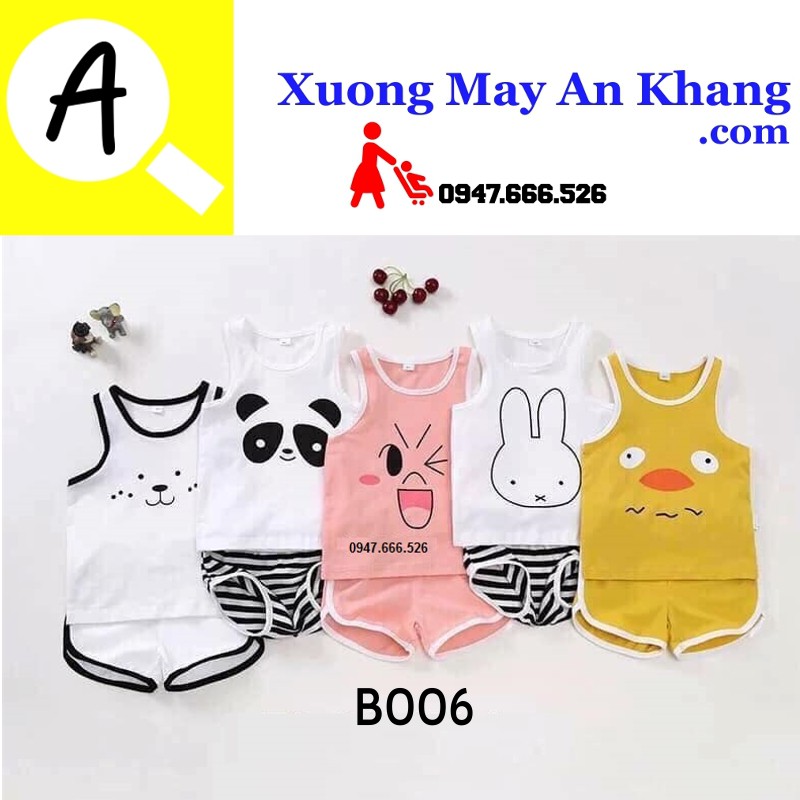 Đồ bộ bé gái 100% cotton cho trẻ 3-13kg | Mềm mịn thoáng mát | Quần áo trẻ em