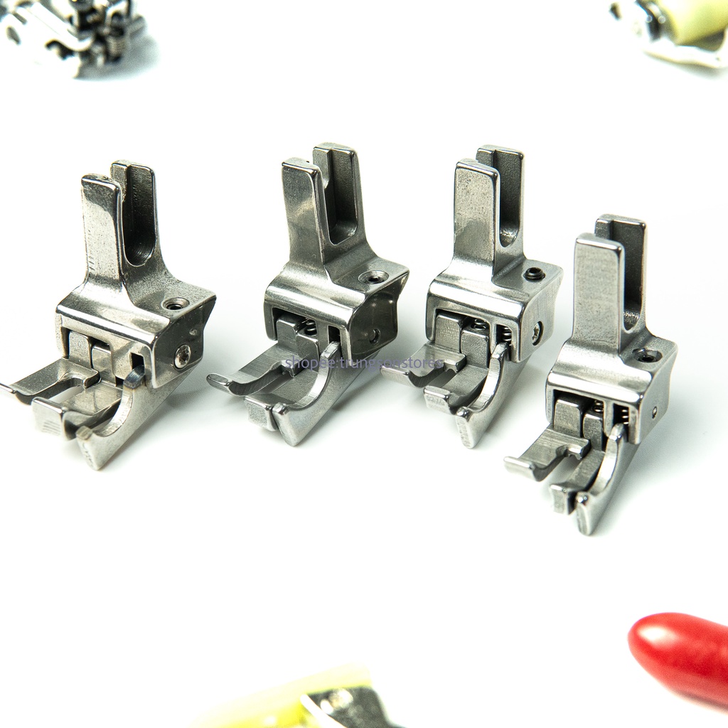 Chân vịt 2 chức năng vừa mí vừa diễu máy may 1 kim công nghiệp jack, siruba , juki,... các kích cỡ