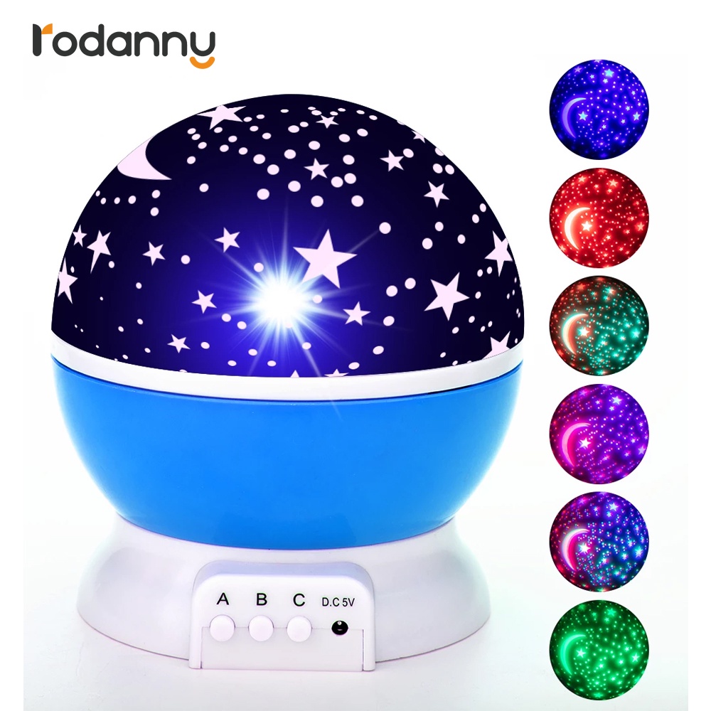 Đèn ngủ chiếu sao vũ trụ độc đáo xoay 360 độ nhập khẩu