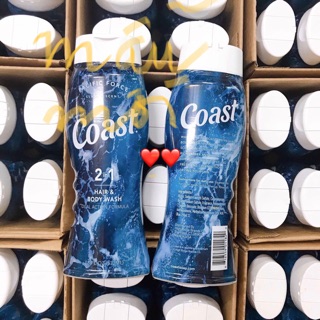 Sữa tắm Coast mẫu mới 2 in 1 của mỹ loại 532ml