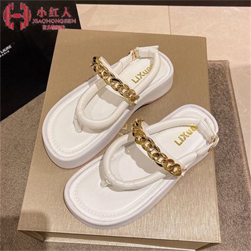 Dép Sandal Đế Dày Mềm Mại Phong Cách Pháp Cổ Điển Thời Trang Cho Nữ