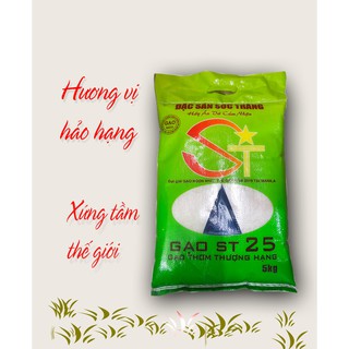 GẠO ST25 GẠO NGON NHẤT THẾ GIỚI 5KG