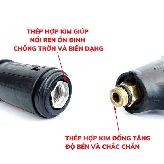 Bộ súng xịt rửa xe và bình phun bọt tuyết 300ml (Ren 22 và 14mm)