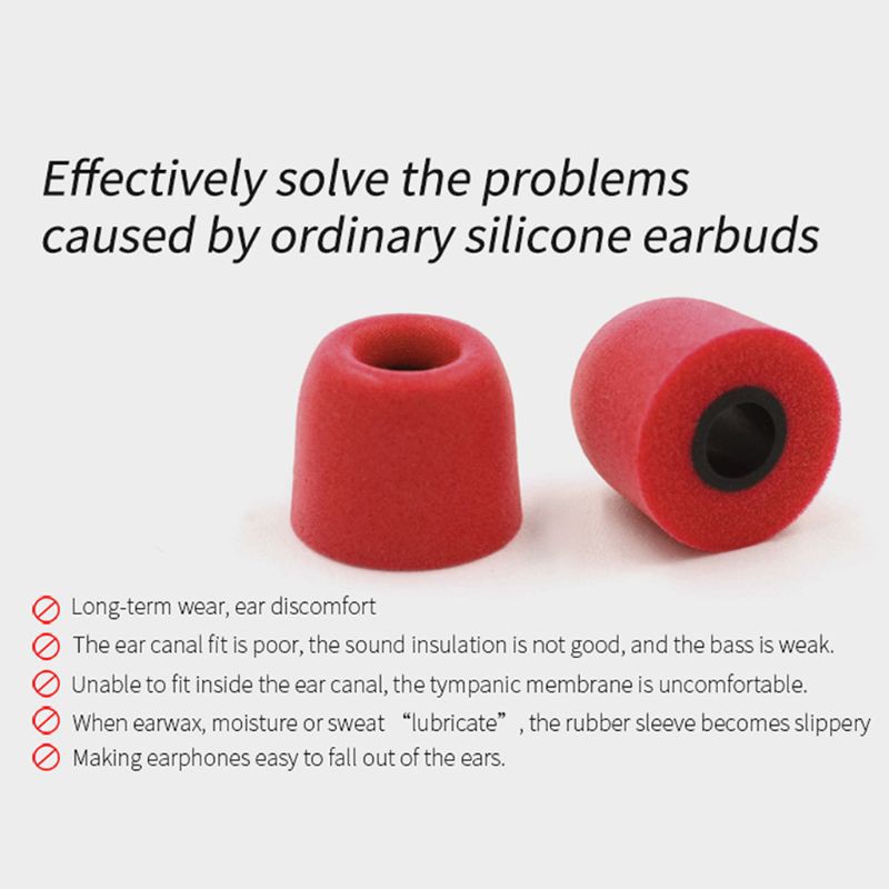 2 Nút Tai Nghe Nhét Tai Chống Ồn 5mm T400 Chuyên Dụng chất lượng