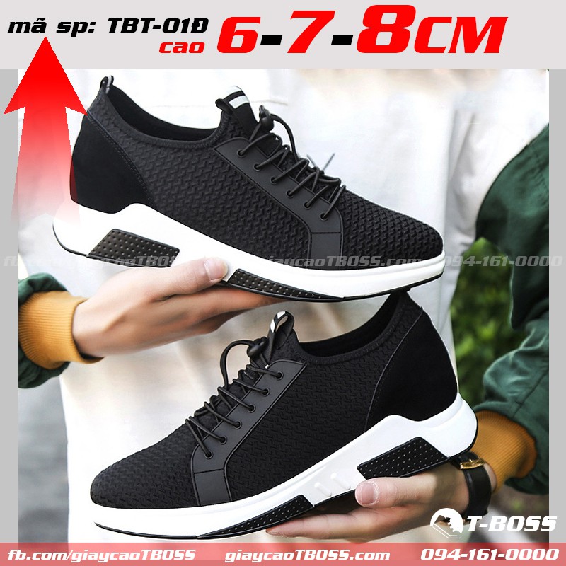 giày độn Thể Thao t-Boss cao cấp TBT-01Đ; Chất liệu thoáng khí; Siêu nhẹ - Siêu bền
