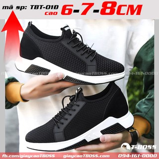 [6cm-7cm-8cm] giày độn Thể Thao t-Boss cao cấp TBT-01Đ; Chất liệu thoáng khí; Siêu nhẹ - Siêu bền
