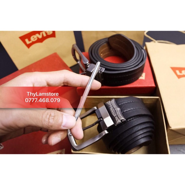 Dây nịt nam Levis full box như hình
