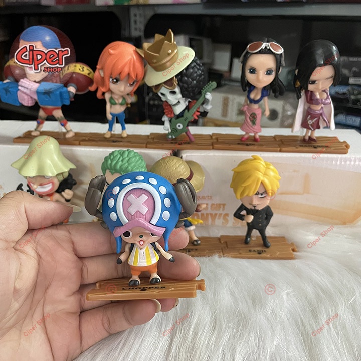 Bộ 10 Team mũ rơm - Mô hình One Piece