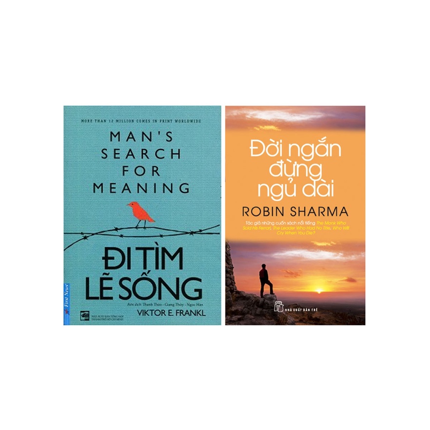 Sách - Combo 2 Quyển: Đi Tìm Lẽ Sống + Đời Ngắn Đừng Ngủ Dài