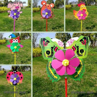 alimama.vn # Lovely Cartoon Handmade Windmill Wind Spinner Kids Toys Yard Garden Decor