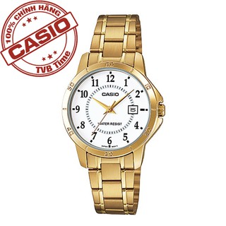 Đồng hồ nữ dây thép không gỉ Casio LTP-V004G-7BUDF