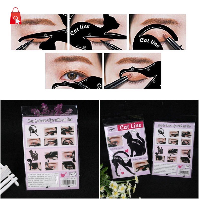 Khuôn Vẽ Mắt Mèo Vui Nhộn JP1