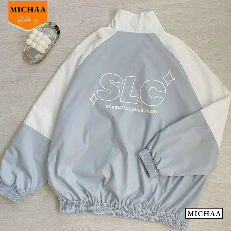 Áo Khoác Bomber Dù SLC Nam Nữ Ulzzang Unisex Kiểu Bóng Chày Form Rộng 2 Lớp - MICHAA