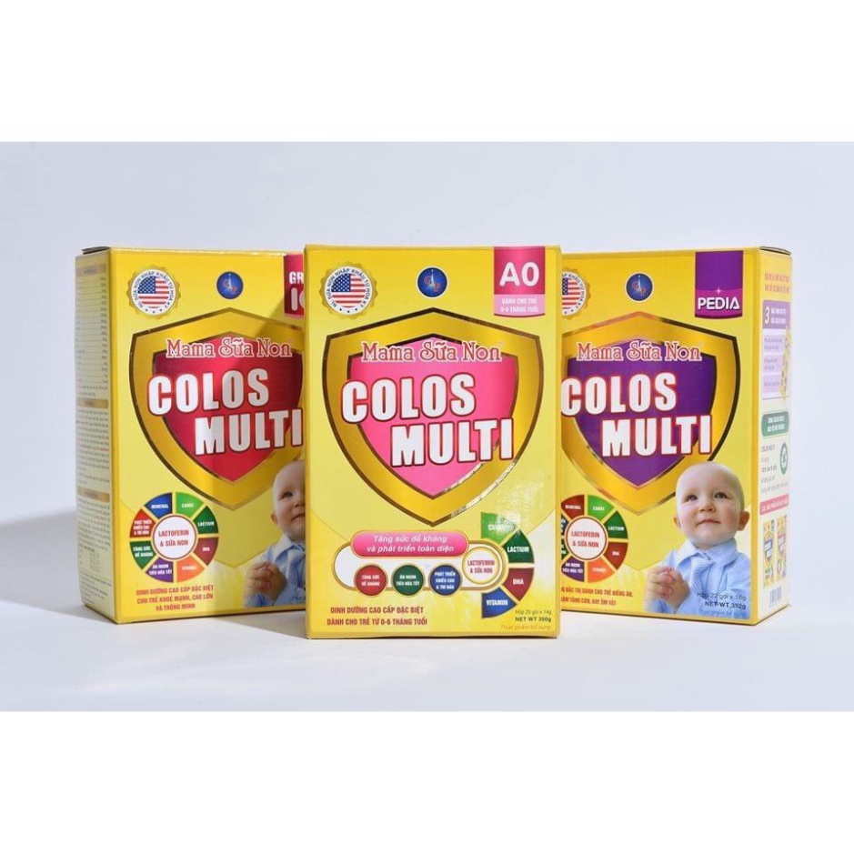 Mama Sữa Non Colos Multi A0,A1, Pedia Hộp 350g_subaby
