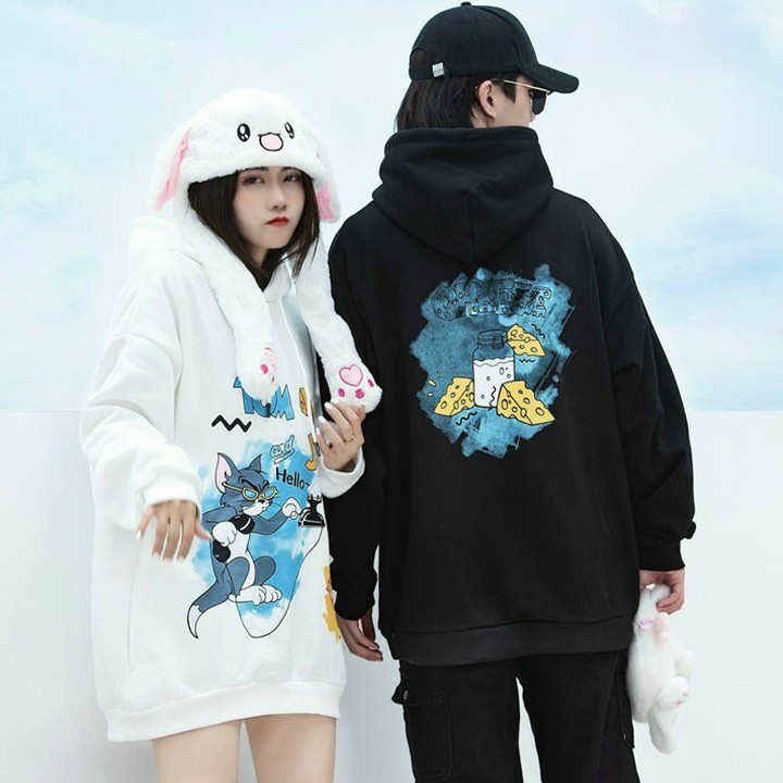 [Giá Sale] ÁO HOODIE - ÁO KHOÁC NỈ NGOẠI Hoạt Hình (H2180 - Cổ Chui)