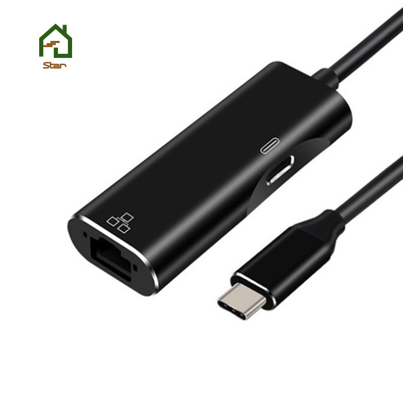 Bộ Chuyển Đổi Usb C Sang Ethernet Rj45 1000mbps Cho Macbook Pro Xiaomi