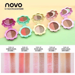 Phấn mắt novo 2 line siêu xinh kèm gương