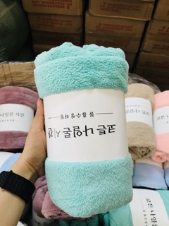 Khăn Tắm lông cừu Hàn Quốc 70x140cm