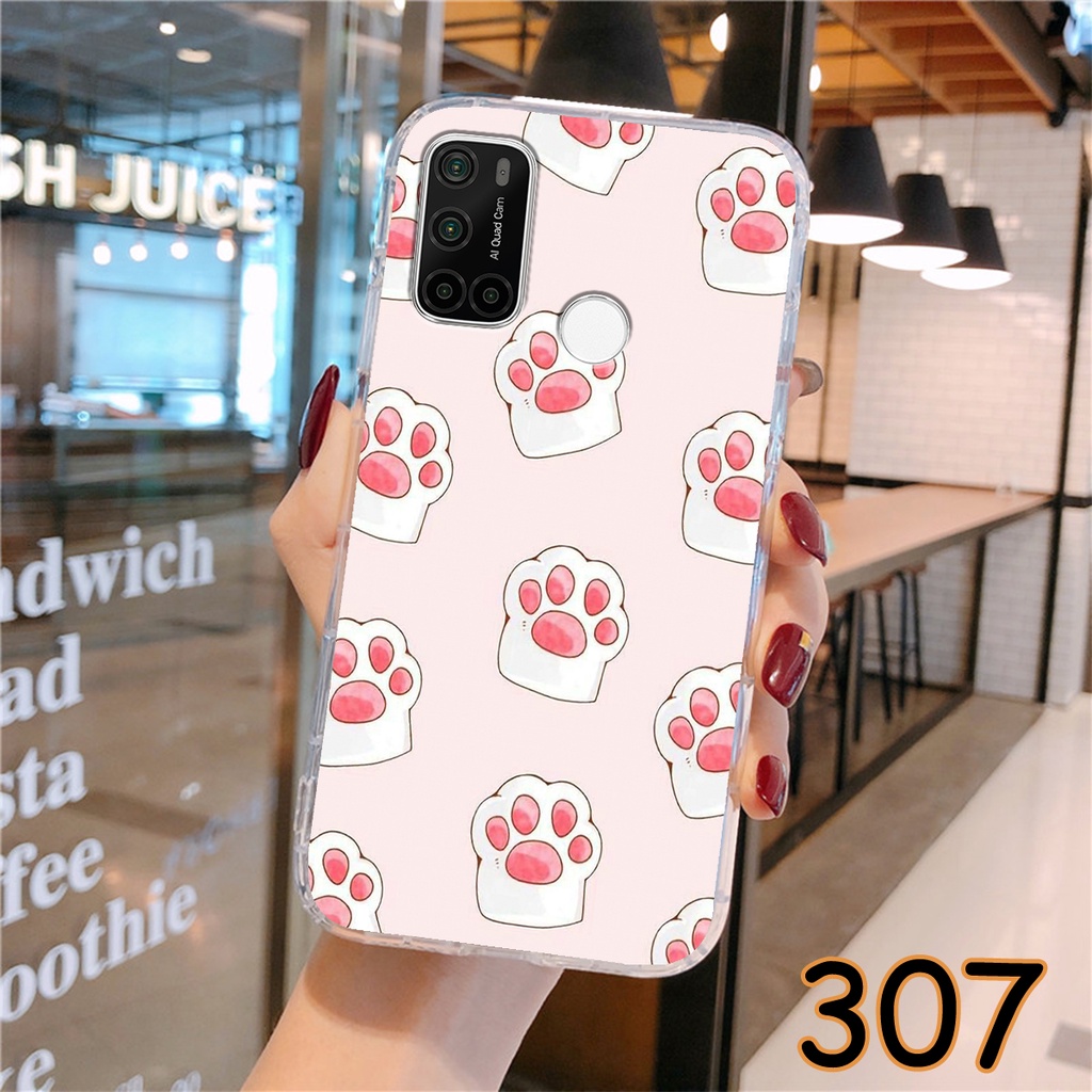 Ốp Lưng Vsmart Joy 4 - Joy 3 - Joy 2 Plus - Joy 1 in hình Cat&amp;Bear đáng yêu - Chất liệu Silicon siêu bền, bảo vệ máy