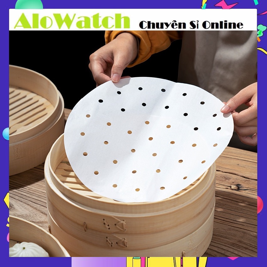 Giấy nến lót nồi không dầu - xửng làm bánh size 23 cm