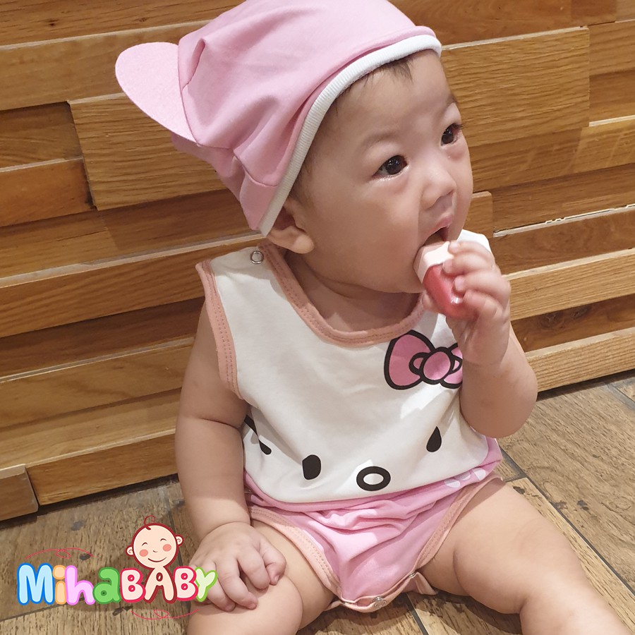 Bộ Bodysuit Cho Bé Hình Hello Kitty - Mihababy - BDS_HELLOKITTY