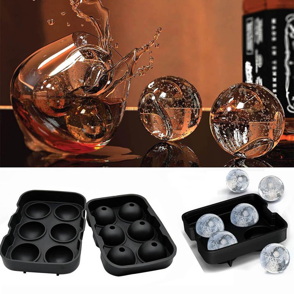 Khuôn Silicone Làm Đá Viên 4 / 6 Ngăn Tiện Lợi