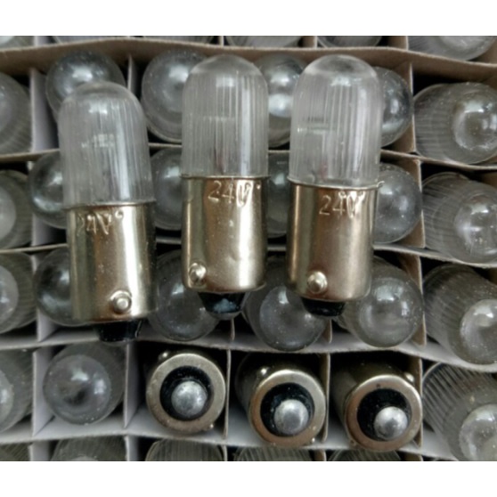 Bóng Đèn Neon Đuôi Xoáy 10mm E10 / Đuôi Gài 9mm BA9S 24V/220V