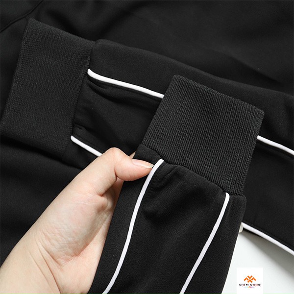 Quần Jogger thể thao nam hàng cao cấp , chất thun poly dày dặn, 2 sọc kẻ Sofm Store | BigBuy360 - bigbuy360.vn