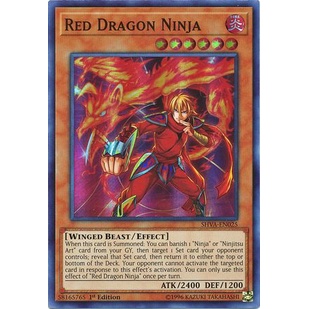 Thẻ bài Yugioh - TCG - Red Dragon Ninja  / SHVA-EN025 '