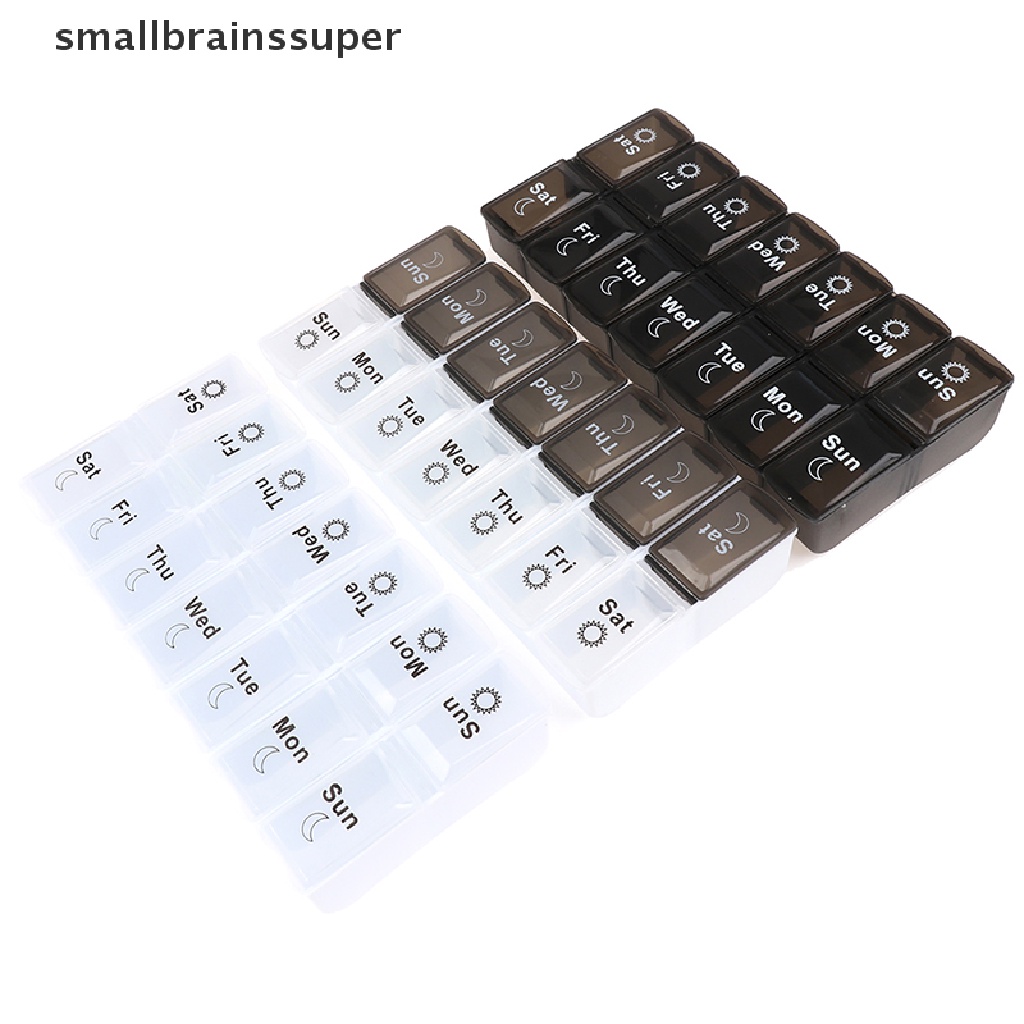 Hộp Đựng Thuốc 7 Ngày 14 Ngăn Tiện Lợi