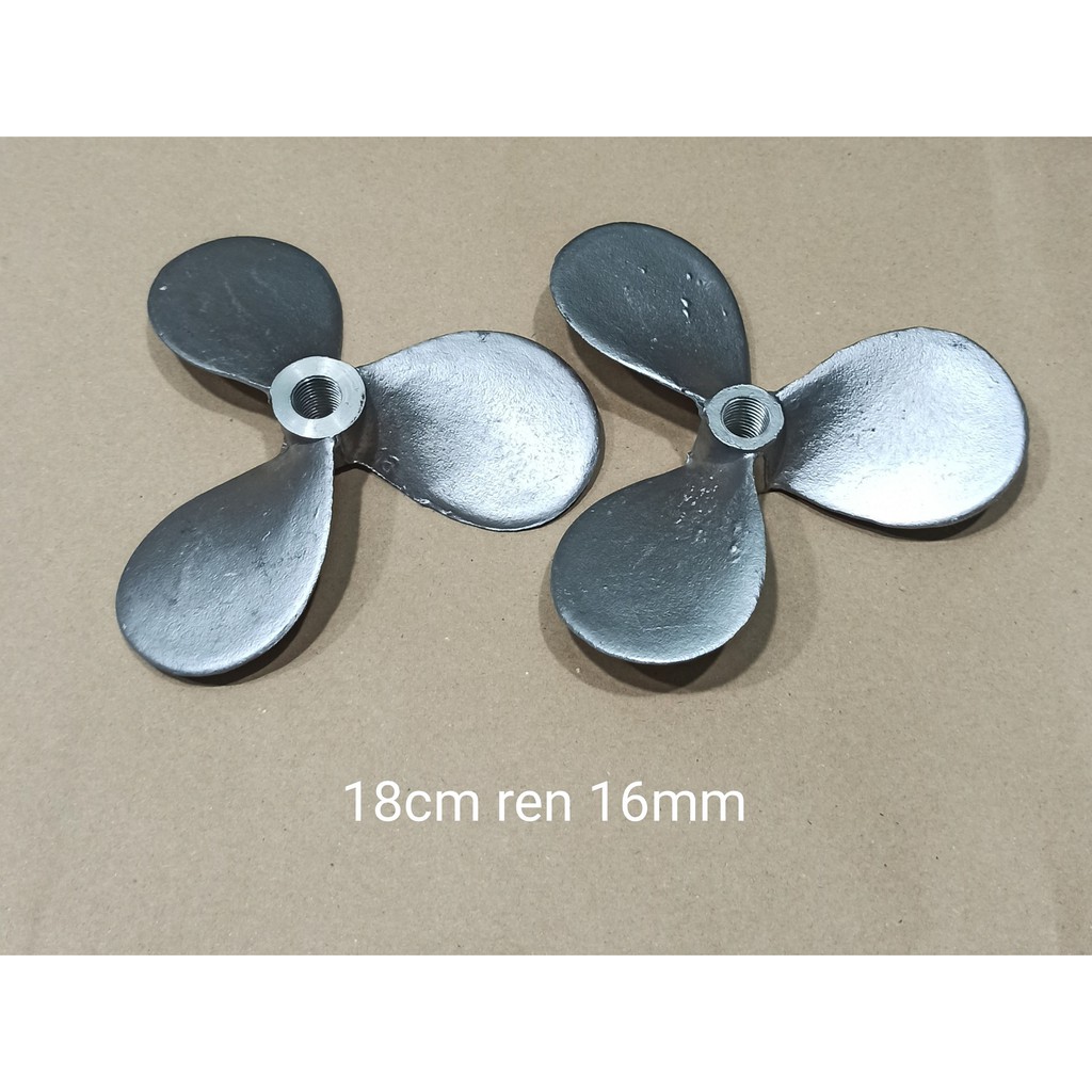 2 Cái Chân Vịt 3 Cánh Bơm Nước 18cm, 20cm  Dùng Cho Máy Bơm Nước Đầu Ốc  và ống xạc