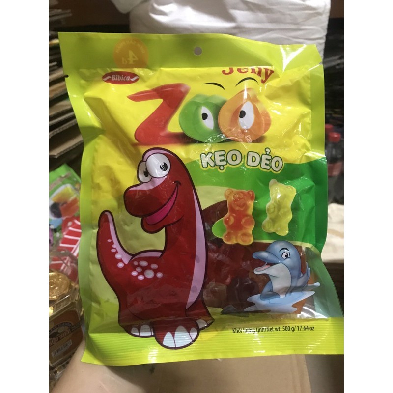 Kẹo dẻo Jelly Zoo loại 500gr / kẹo dẻo Chip Zoo (loại bịch lớn ) | BigBuy360 - bigbuy360.vn