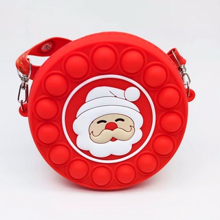 Túi đeo chéo hình Pikachu/ ông già noel/ ông già noel bằng silicone