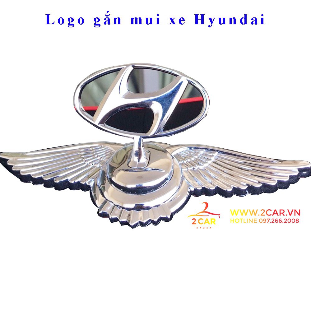 Logo gắn mui xe ô tô hãng Hyundai