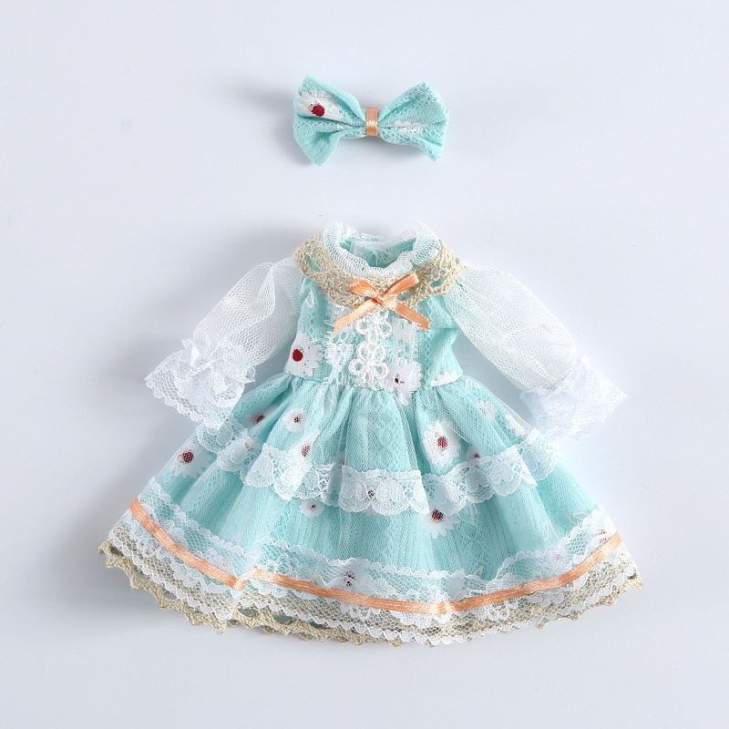 Đầm công chúa cho búp bê 30cm 1/6 DIY tùy chọn màu sắc