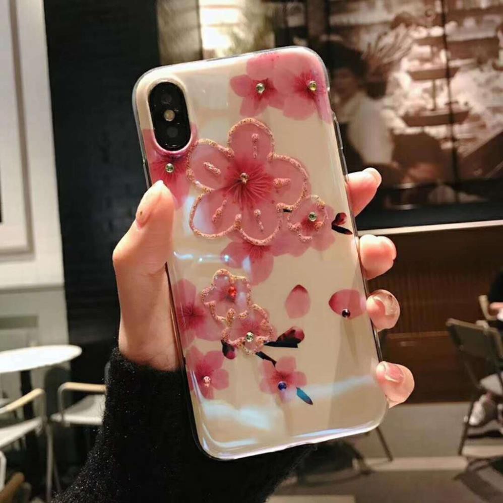 ỐP IP Hình hoa đào